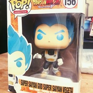 Cute Dragon Ball Z Super Saiyan God Vegeta Funko